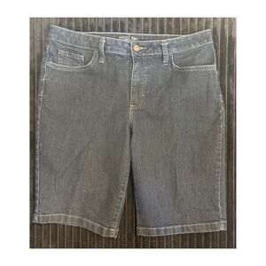 Riders by Lee Midrise Dark Denim Bermuda Shorts - Stylish & Comfortable Fit